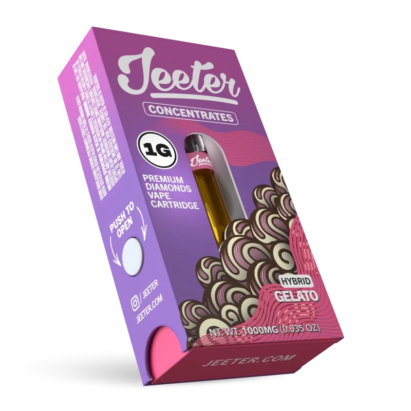 Jeeter Concentrate Vape Cartridges - 1G (Hybrid) in Europe