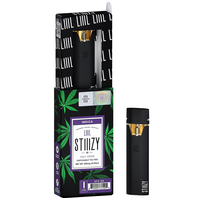 Buy Stiiizy LIIIL All-In-One Disposable Vape Pen - 0.5 Gram (Indica) in Europe