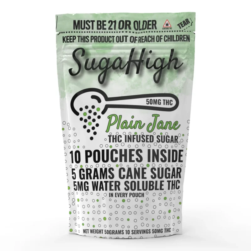 50MG THC Infused Sugar - Plain Jane