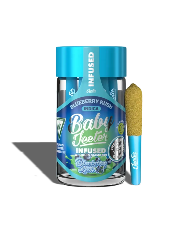 Baby Jeeter Infused Mini Pre-Roll 5pk - 2.5g (Indica)