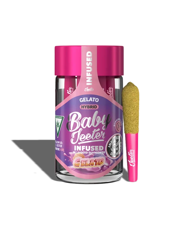 Baby Jeeter Infused Mini Pre-Roll 5pk - 2.5g (Hybrid)