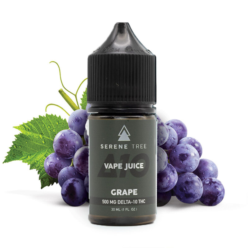 Serene Tree Delta-10 THC Grape Vape Juice 500mg
