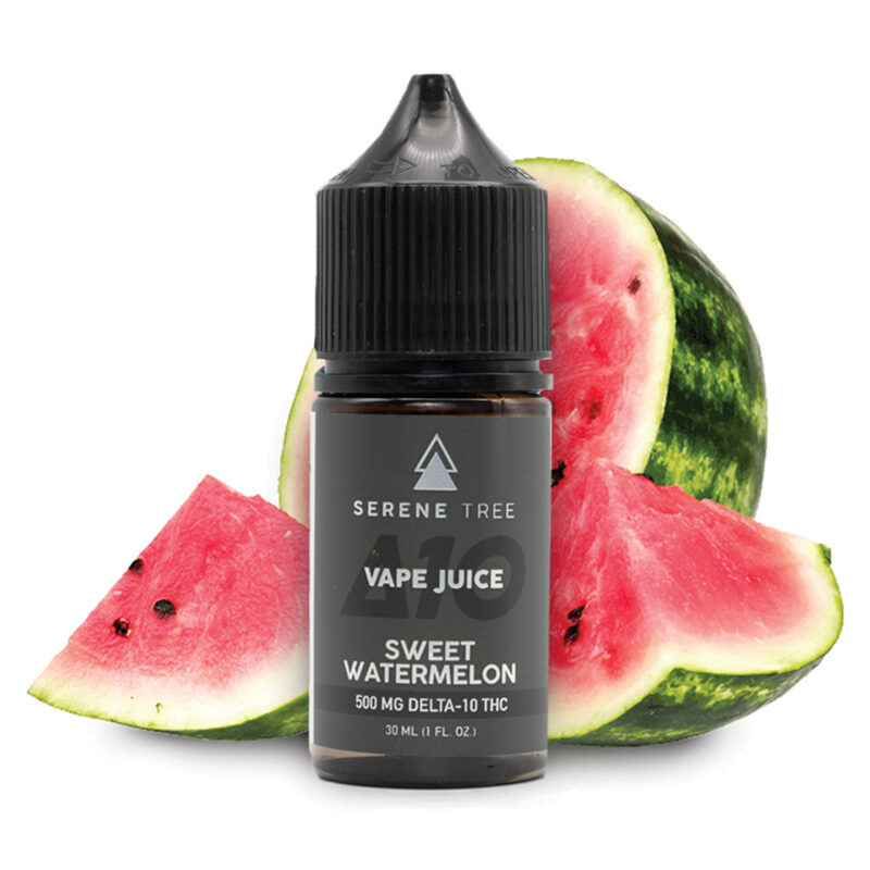 Serene Tree Delta-10 THC Sweet Watermelon Vape Juice 500mg