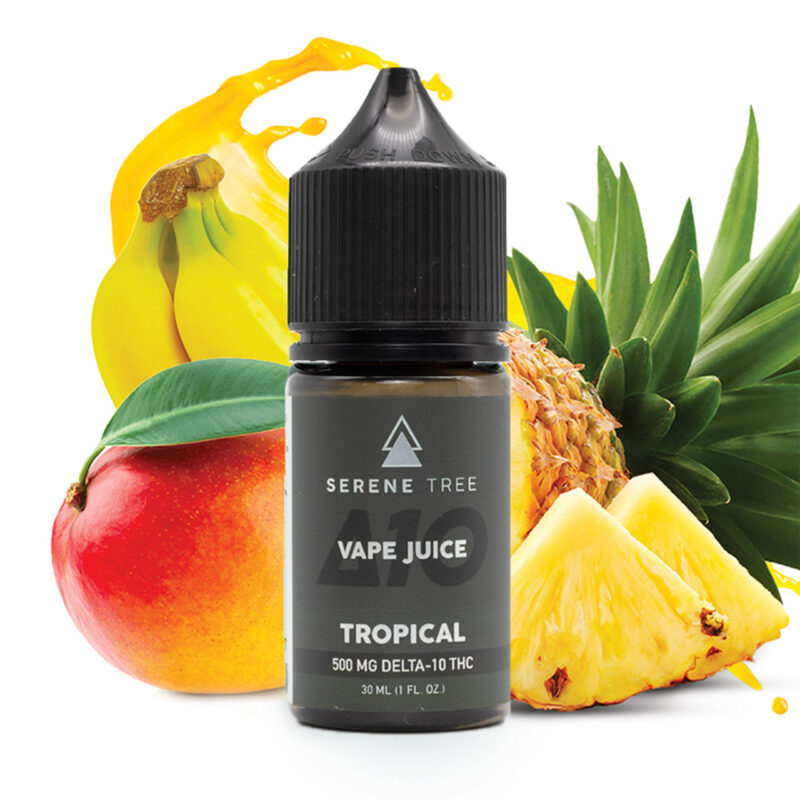 Serene Tree Delta-10 THC Tropical Vape Juice 500mg