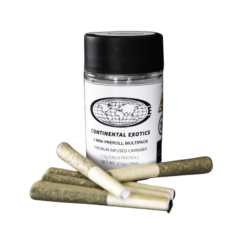 Continental Exotics PreRolls .5g 5pk - Purple Fatso