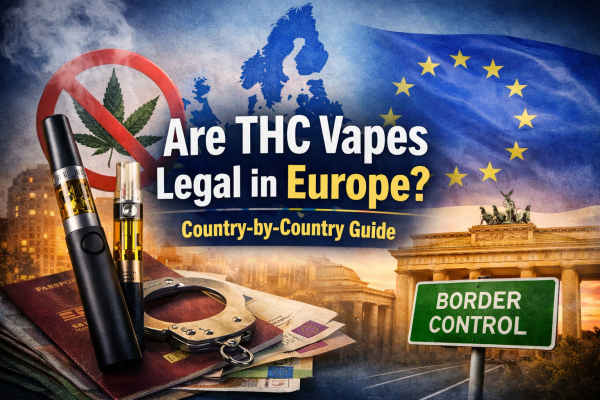 Learn if THC vapes are legal in Europe. Discover laws by country, restrictions, and what you need to know before buying THC vape products.