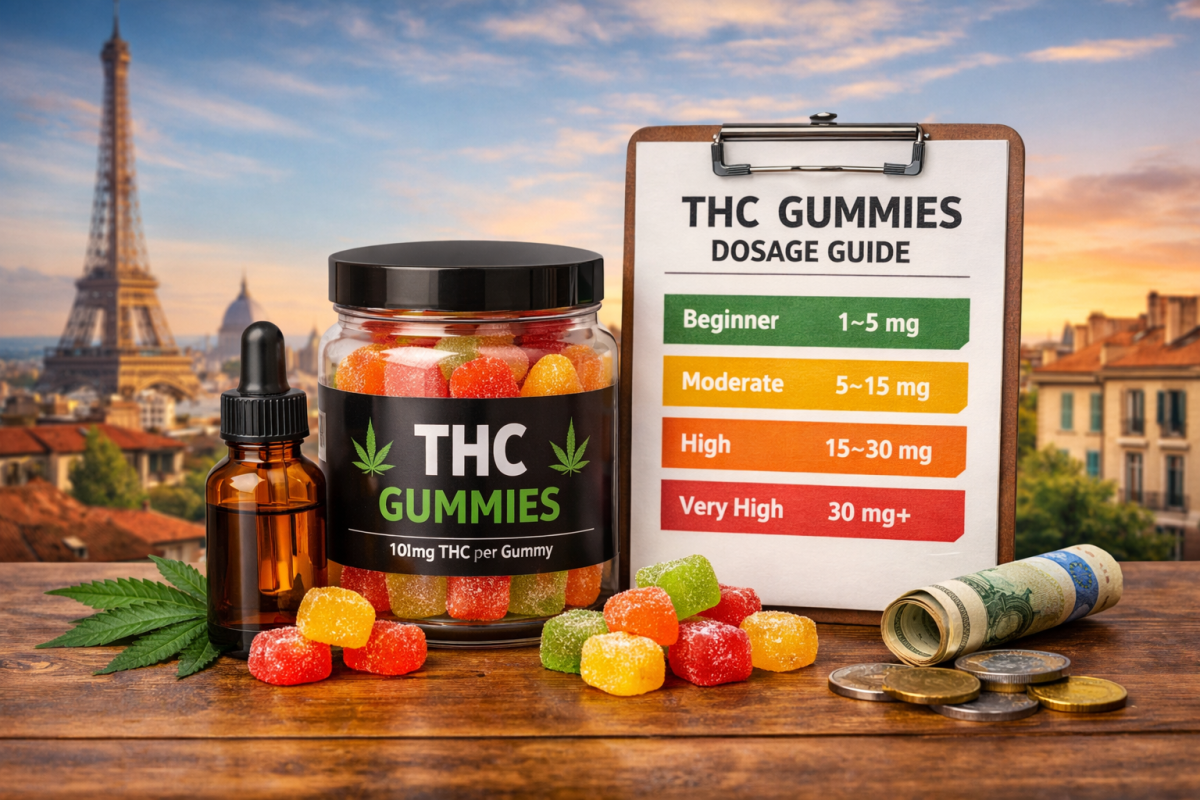 Not sure how many THC gummies to take? This THC Gummies Dosage Guide in Europe explains safe edible dosing, effects, & beginner THC dose recommendations.