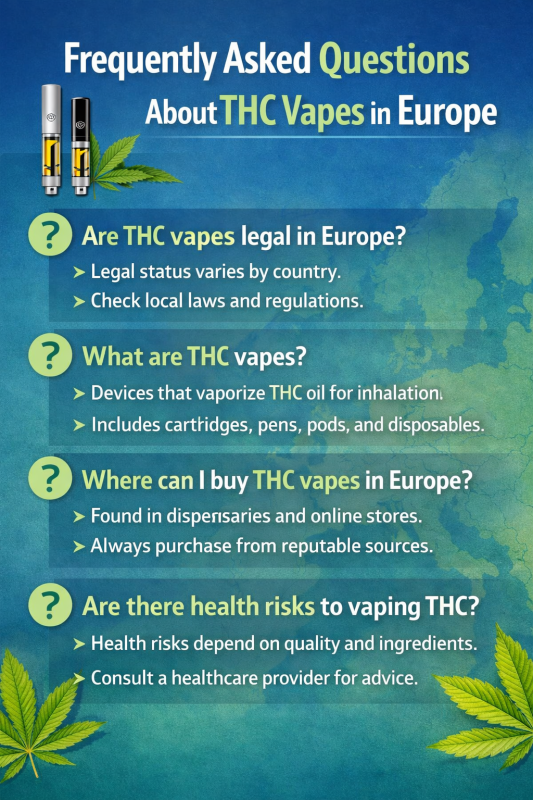 THC Vapes and Cartridges in Europe – Complete Guide to THC Vape Pens & Carts