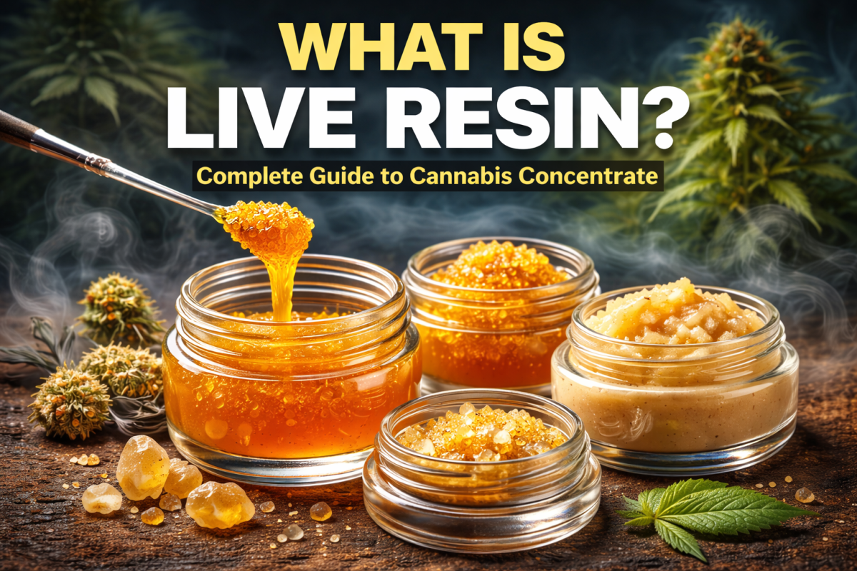 Learn what live resin is, how it’s made, & why it’s one of the most flavorful cannabis concentrates. Compare live resin vs hash, wax, and shatter.
